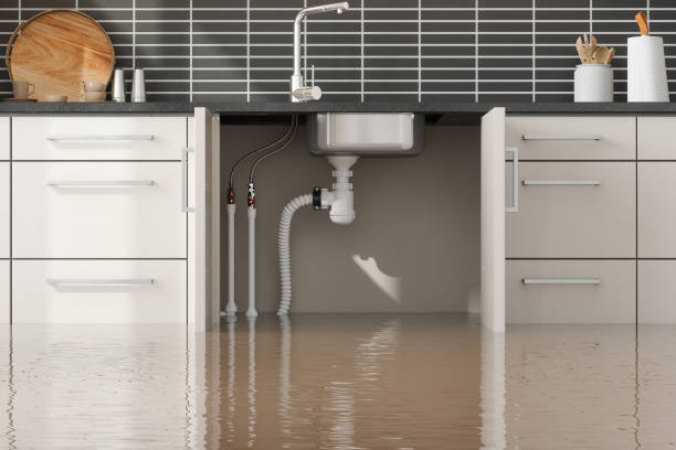 Water damage restoration process in MI